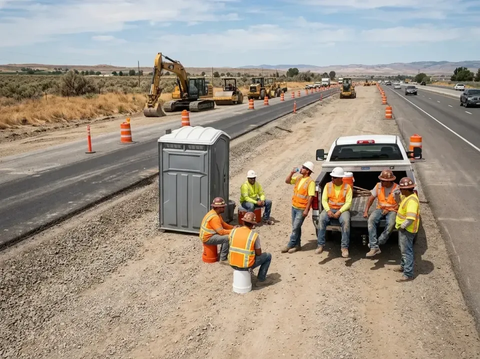 highway-road-construction-crew-007 — frequently asked questions, Porta Potty and Restroom Rentals in Indianola, MS